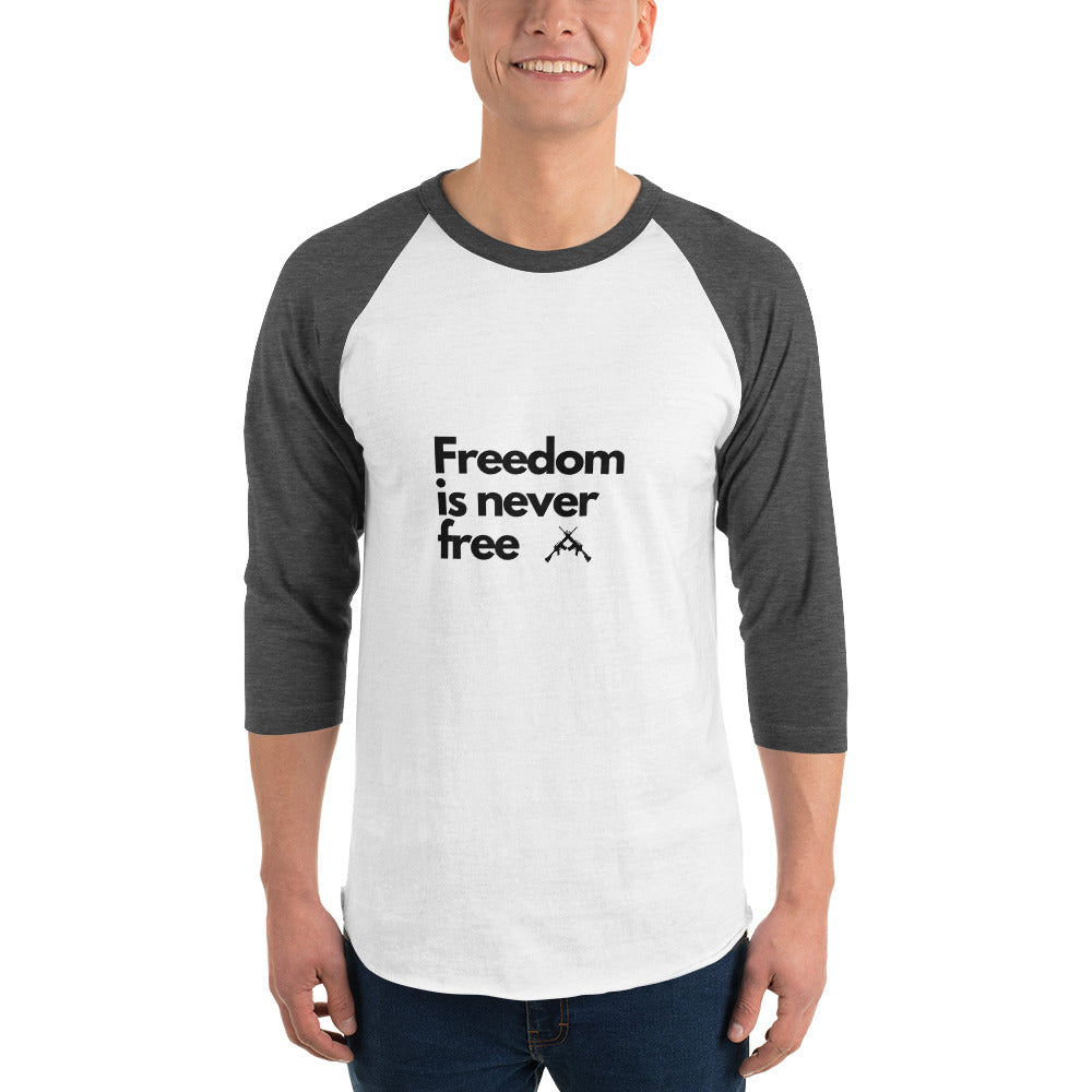3/4 sleeve raglan shirt