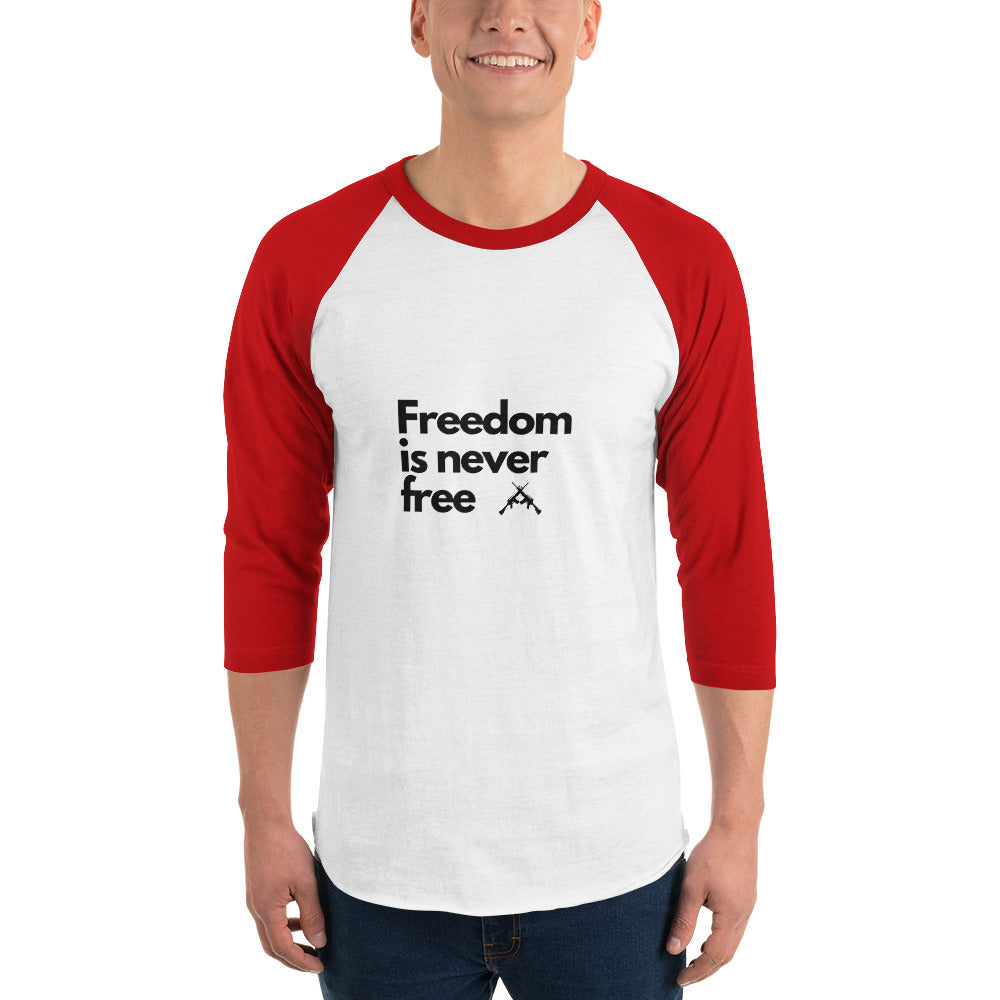 3/4 sleeve raglan shirt